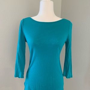 Boat Neck Tee 3/4 sleeve